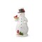 6" Glittered Snowman with Birds Ornament – Festive Winter Holiday Figurine